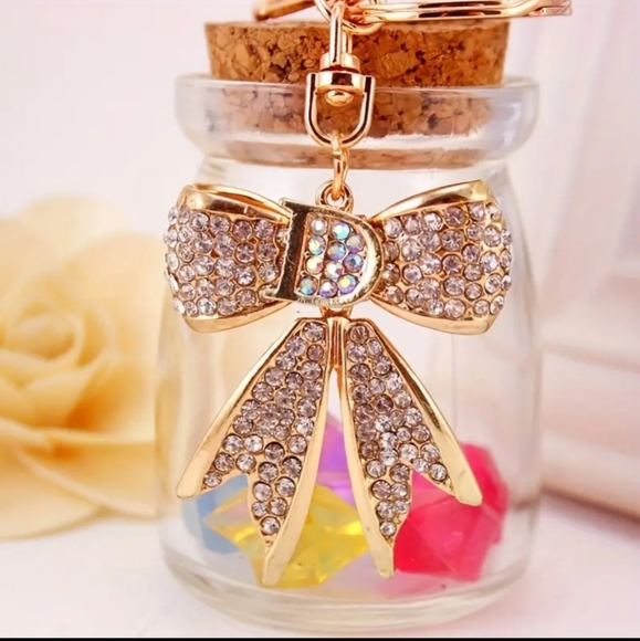 Crystal Bling Bow Charm NWT - Picture 5 of 5